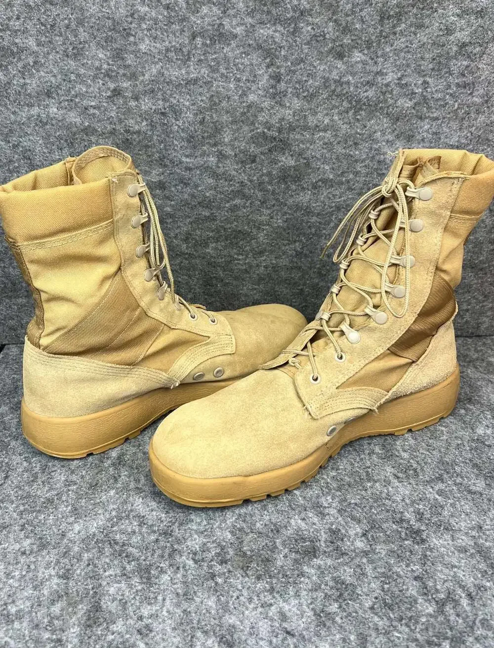 McRae Footwear Mil-Spec Hot Weather Combat Boots Vibram Sole, Size 12N